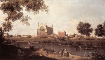  canal - eton college chapel Canaletto Venice